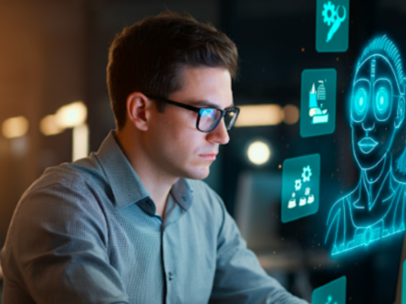 Virtual assistant hologram